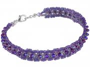 Purple Lover's Woven Bracelet