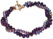 Dazzling Plum Bracelet