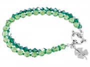 Peridot and Emerald Bracelet