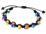 Rainbow Thunder Polish Shamballa Bracelet