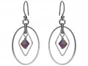 Amethyst Link Earrings