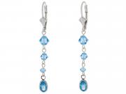 Petite Aquamarine Dangles