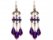 Dazzling Plum Earrings