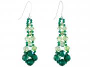 Emerald and Peridot Earrings