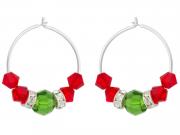 Festive Hoop Earrings