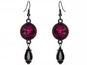 Fuchsia Night Earrings