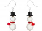 Festive Snowman Earrings