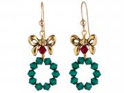 Holiday Wreath Earrings