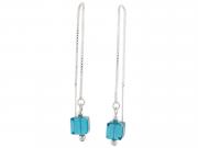 Indicolite Cube Dangles