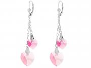 Crystal Heart Earrings