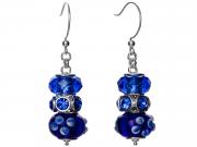 Pandora Style Earrings True Blue