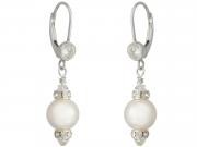 Pearl & Rondelle Drop Earring