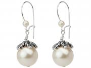 Pearl on a Wire Earrings