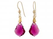 Ruby Baroque Earrings