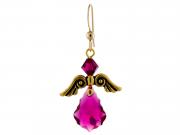 Ruby Angel Earring