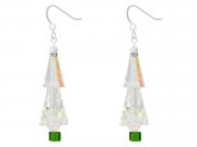 Sparkling Crystal Tree Earrings