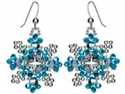 Shimmering Snowflake Earrings