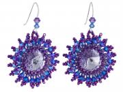 Violet Rivoli Earrings