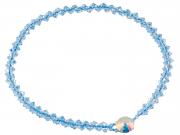 Aquamarine Spiral Necklace