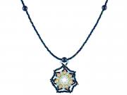 Blue Iris Star Necklace