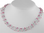 Pink Triple Strand Necklace