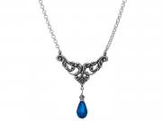 Romantic Blue Drop Necklace