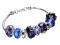 Pandora Style Bracelet Blue and Navy