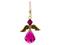 Ruby Angel Earring