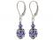 Purple Dangle Earrings